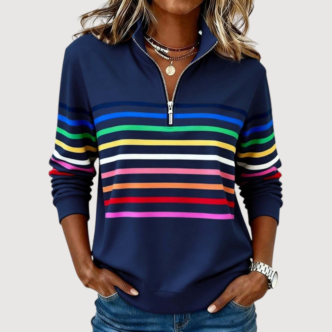 Lara Relaxed Zip Top 1