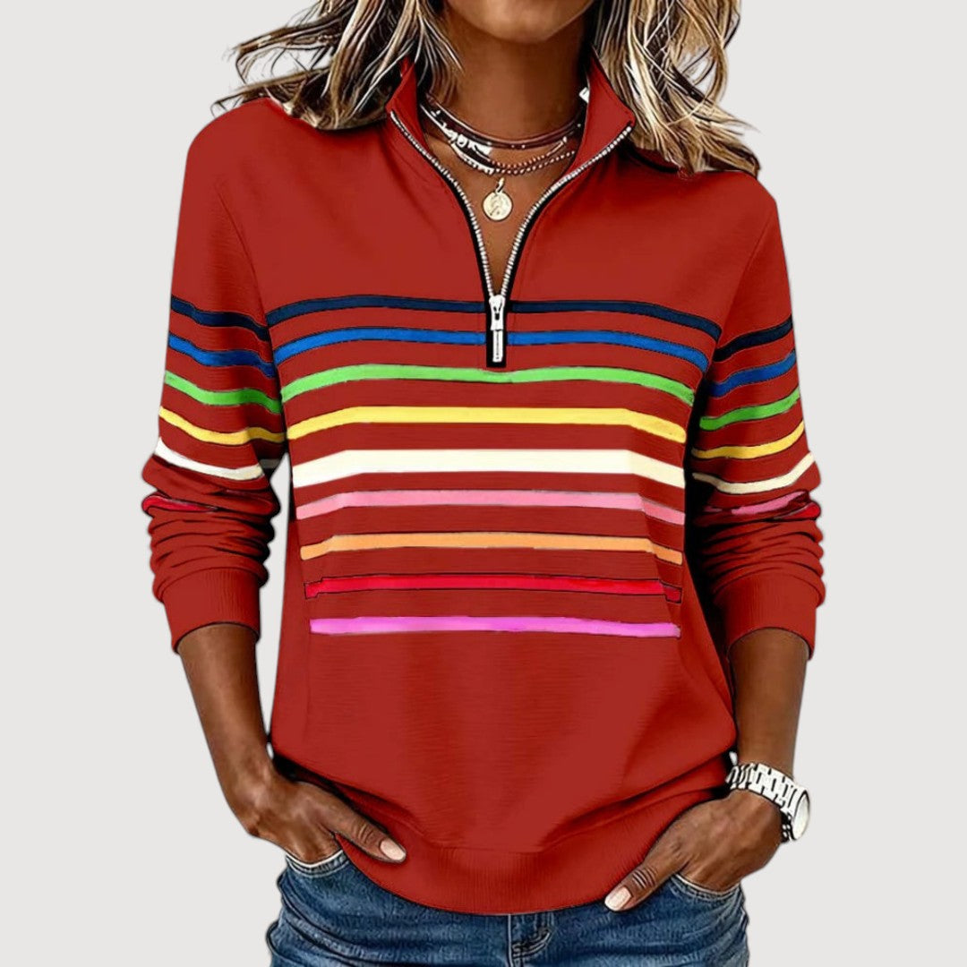Lara Relaxed Zip Top 4