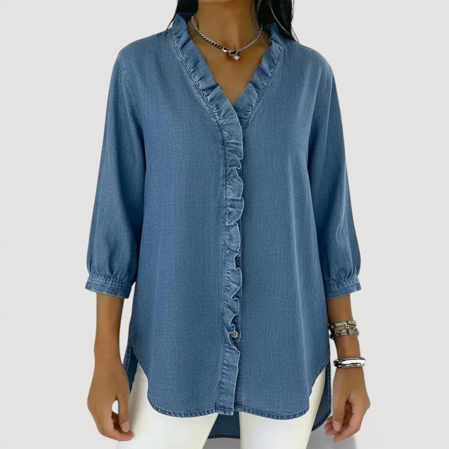 Leila Ruffled Blouse 0