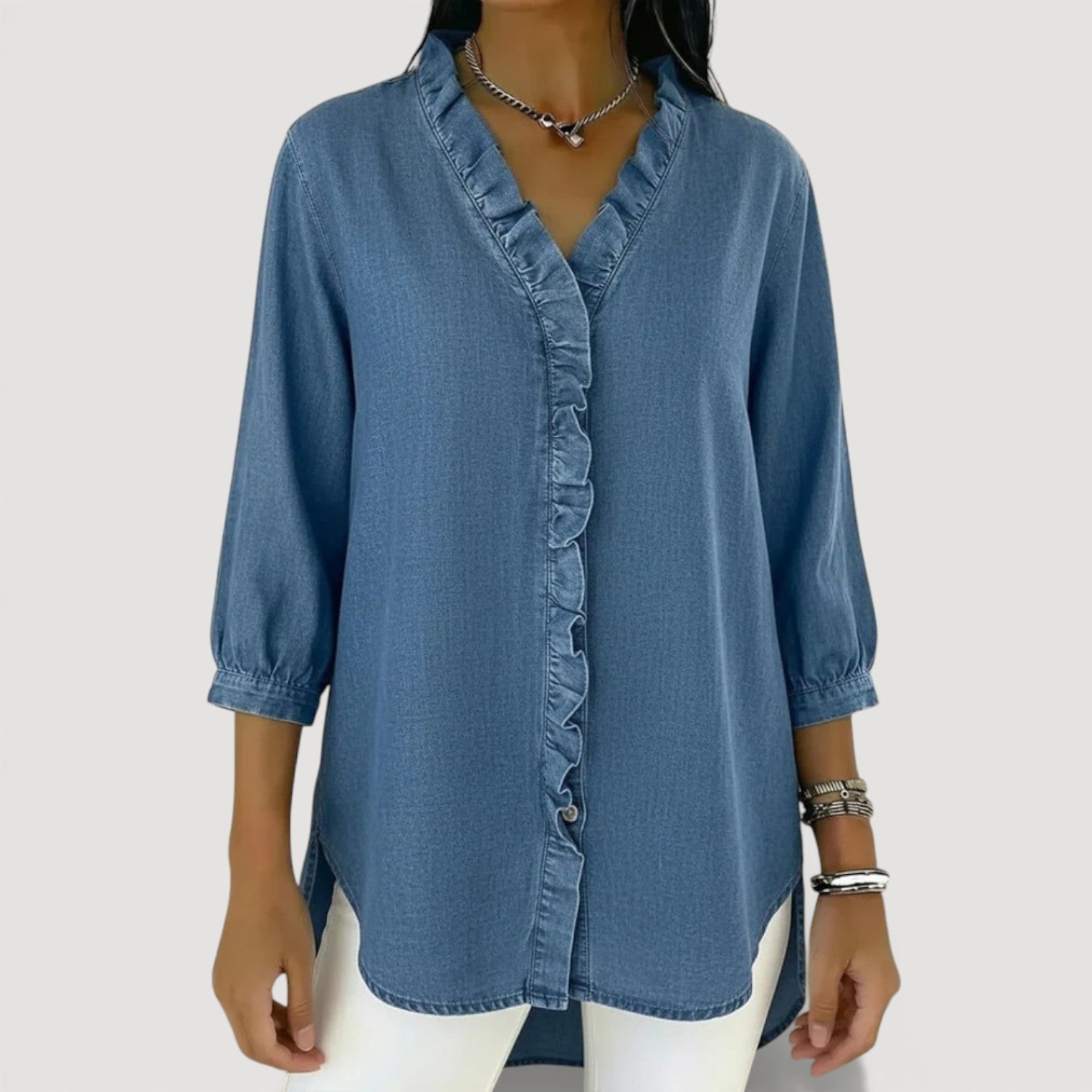 Leila Ruffled Blouse 0