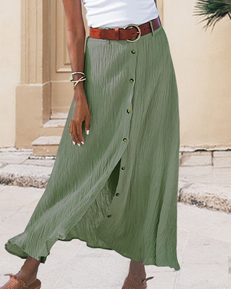 Liana A-line Maxi Skirt 2