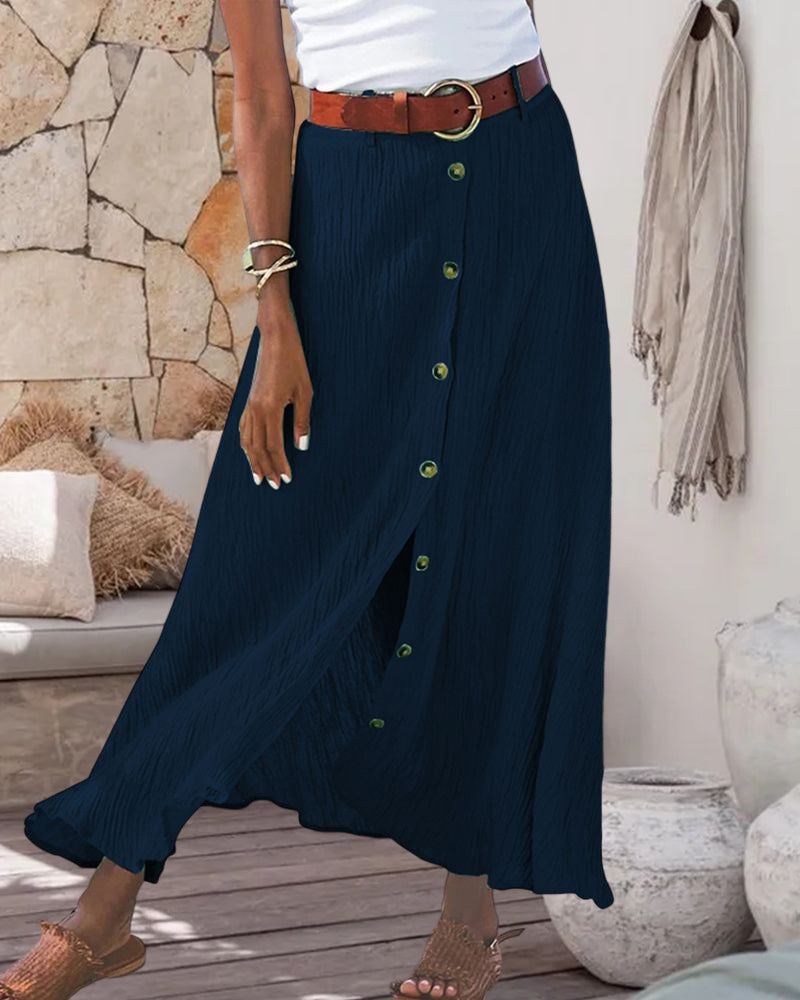 Liana A-line Maxi Skirt 3