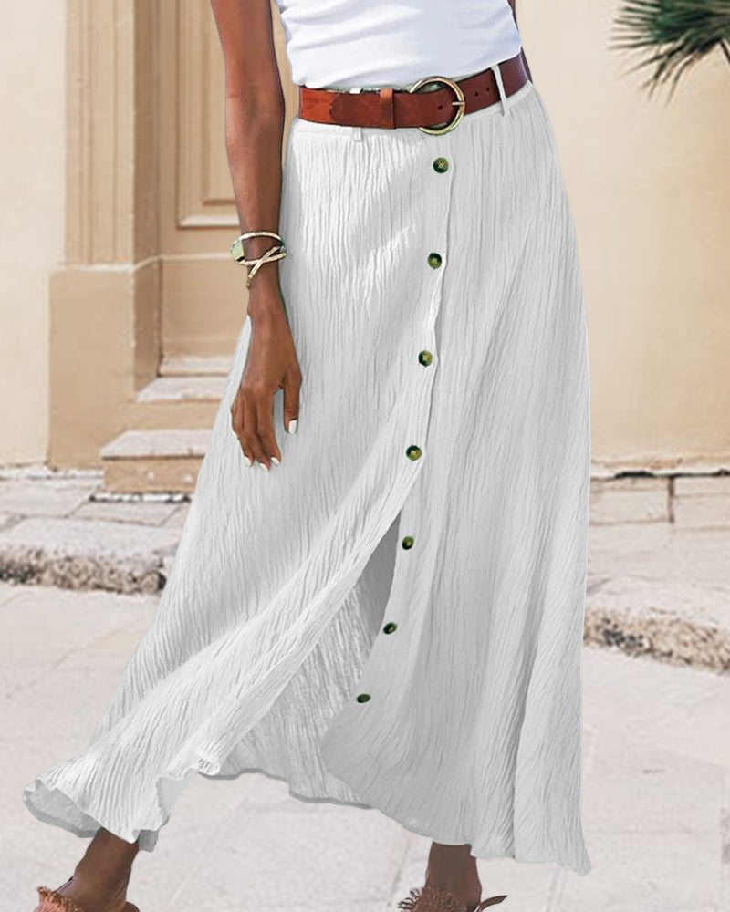 Liana A-line Maxi Skirt 4
