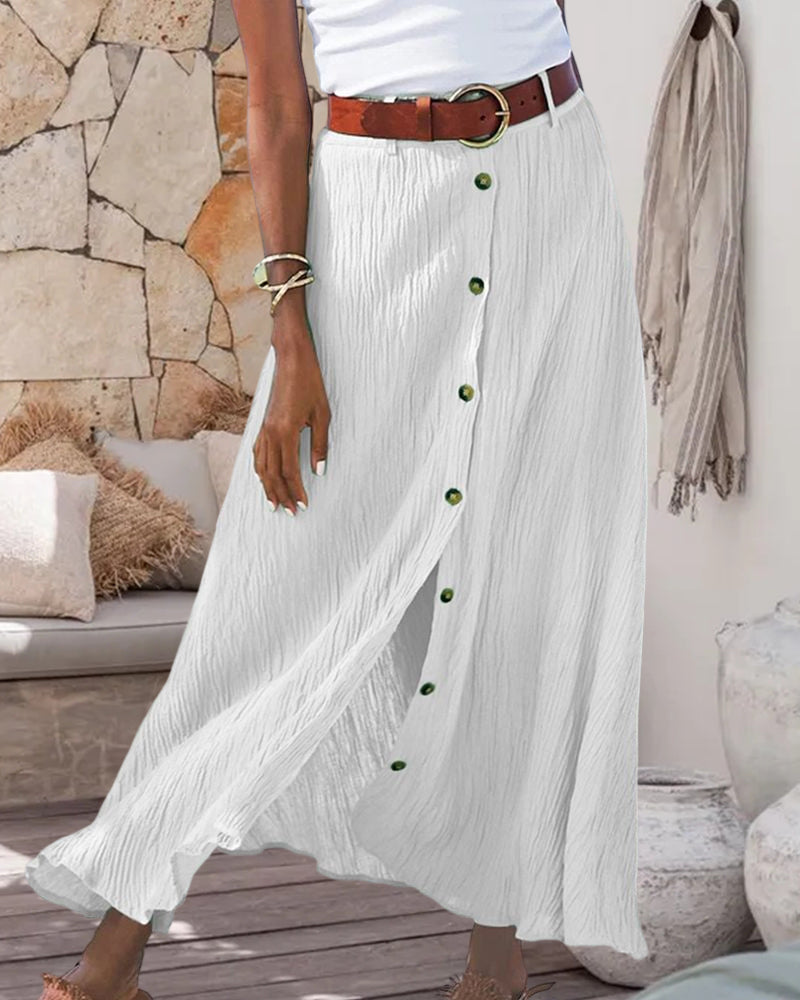 Liana A-line Maxi Skirt 7