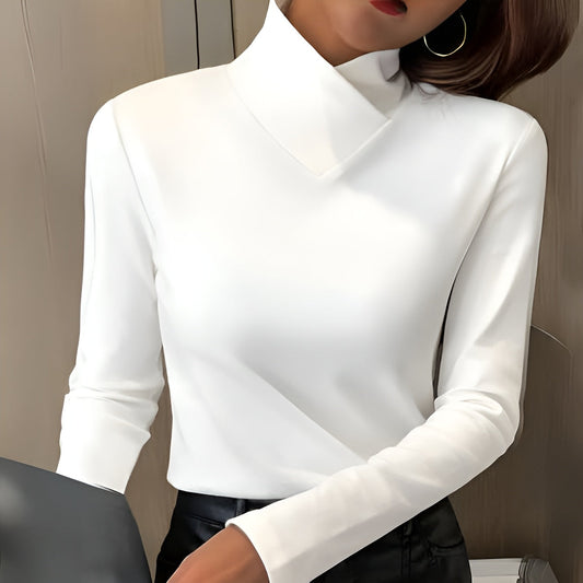 Liana Black Turtleneck Sweater 0
