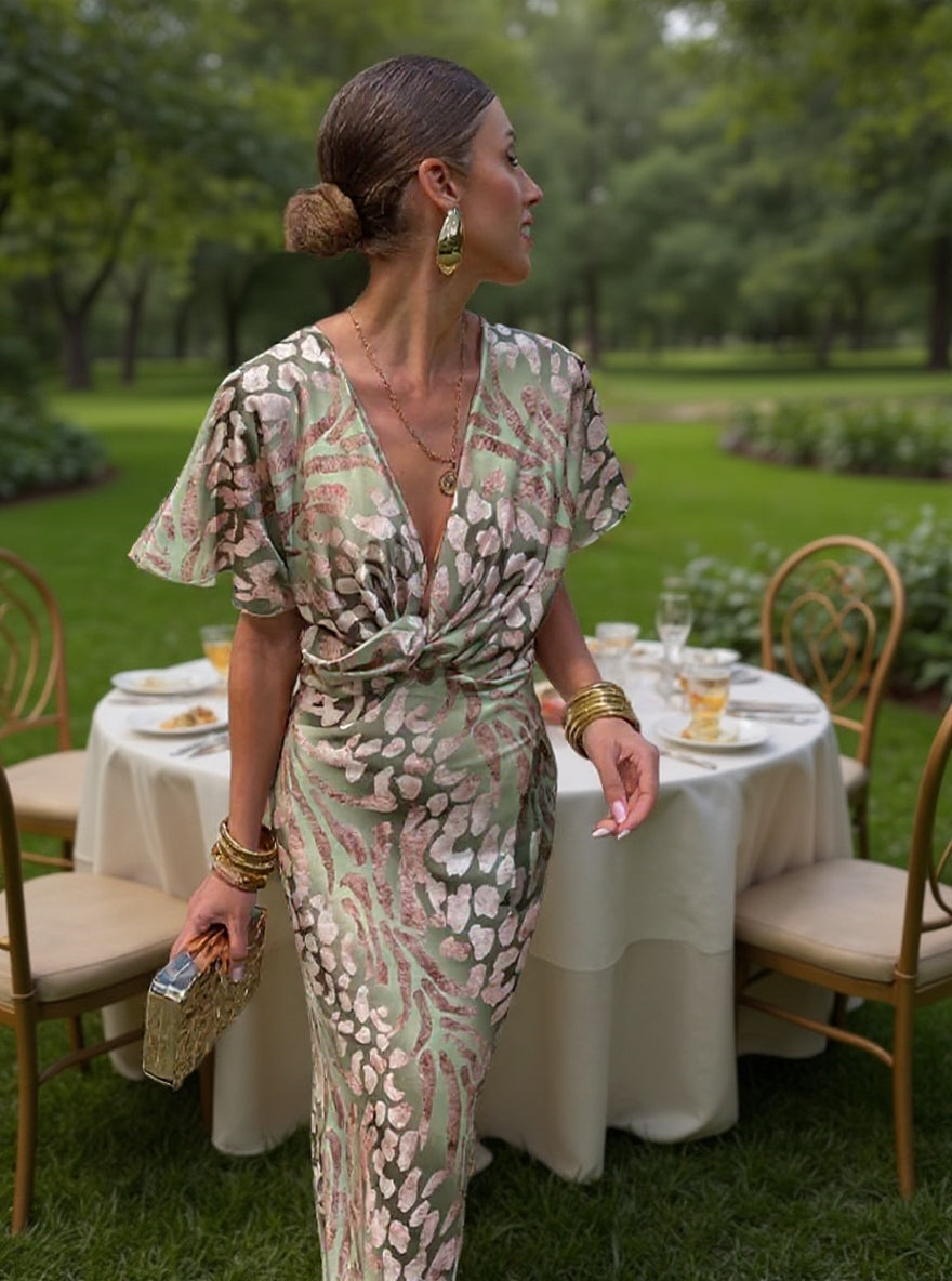 Coppertone - Chic Midi Dress