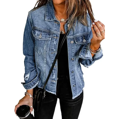 Juniper - Distressed Denim Jacket