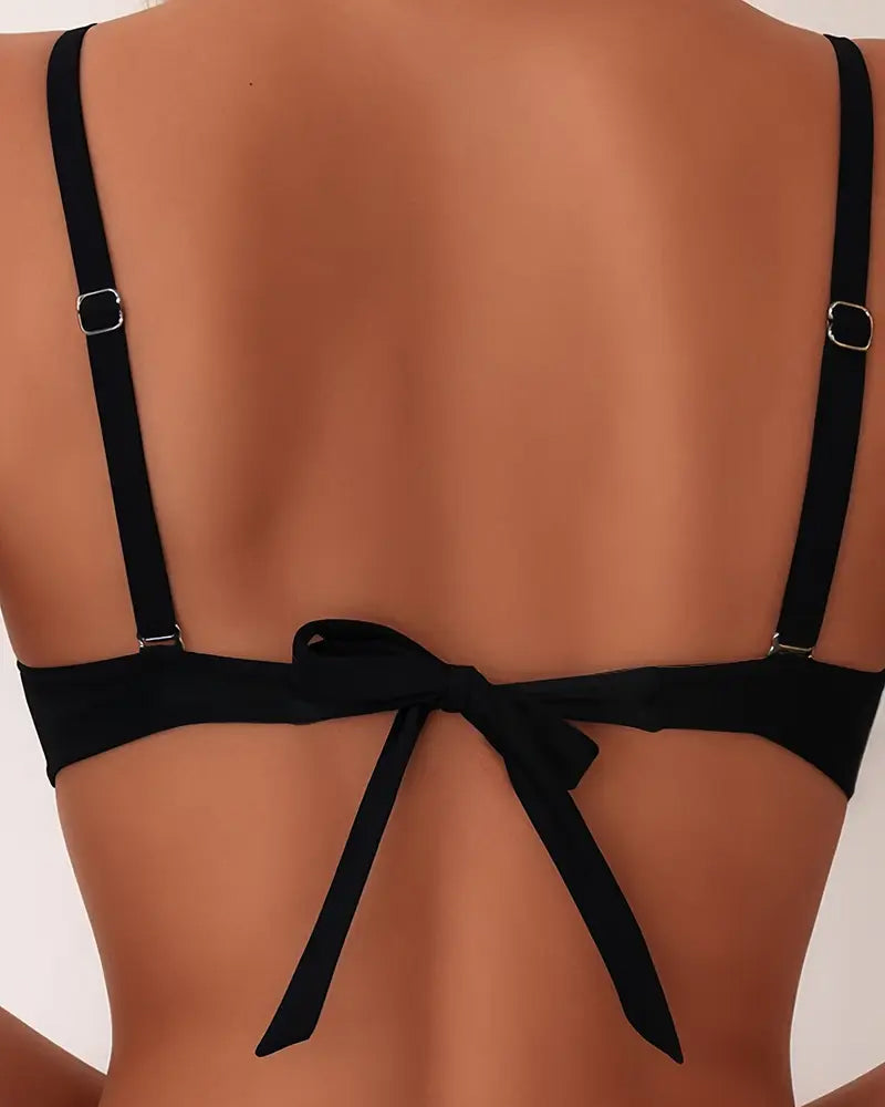 Lila Backless Bikini Set 4