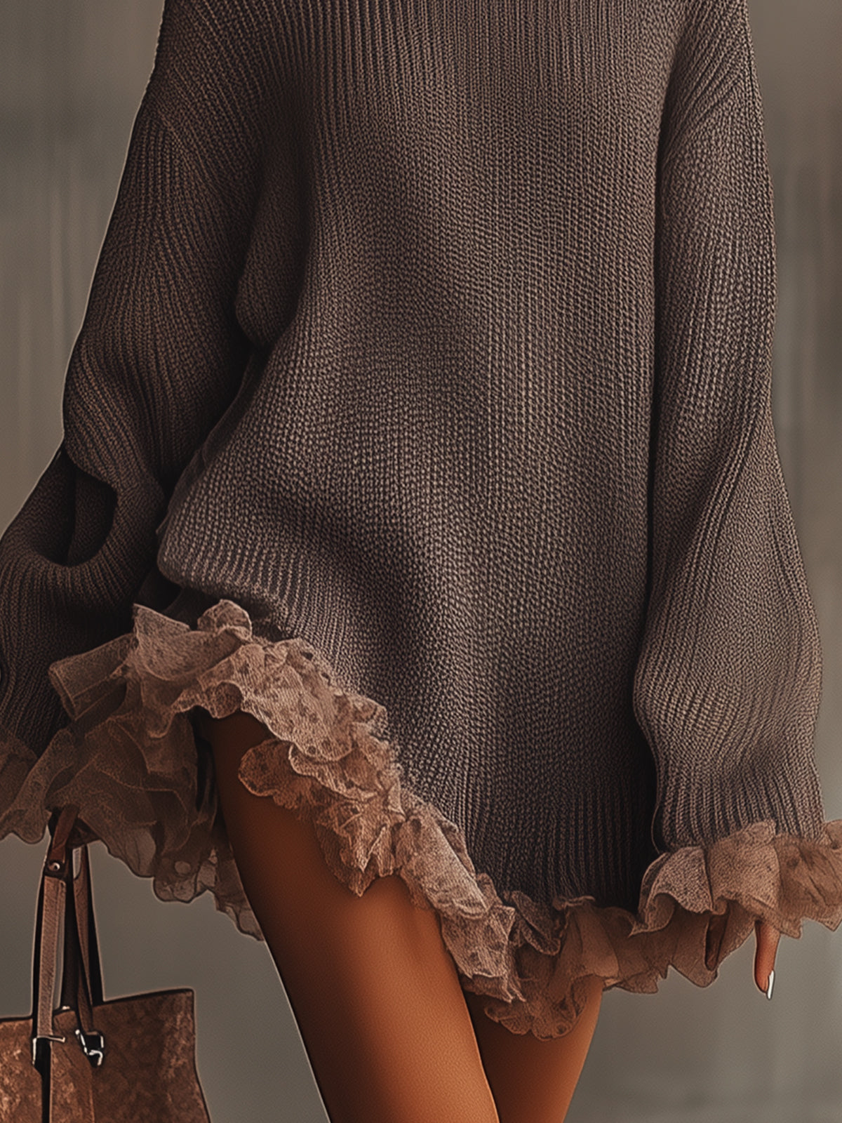 Lila Cozy Sweater Dress 1