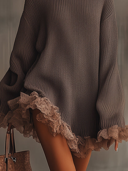 Lila Cozy Sweater Dress 1
