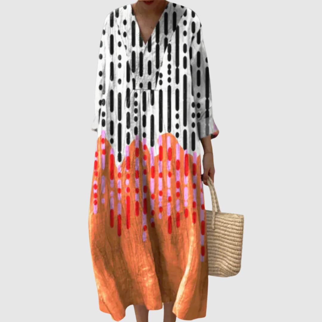 Lila Geometric Tunic Dress 0