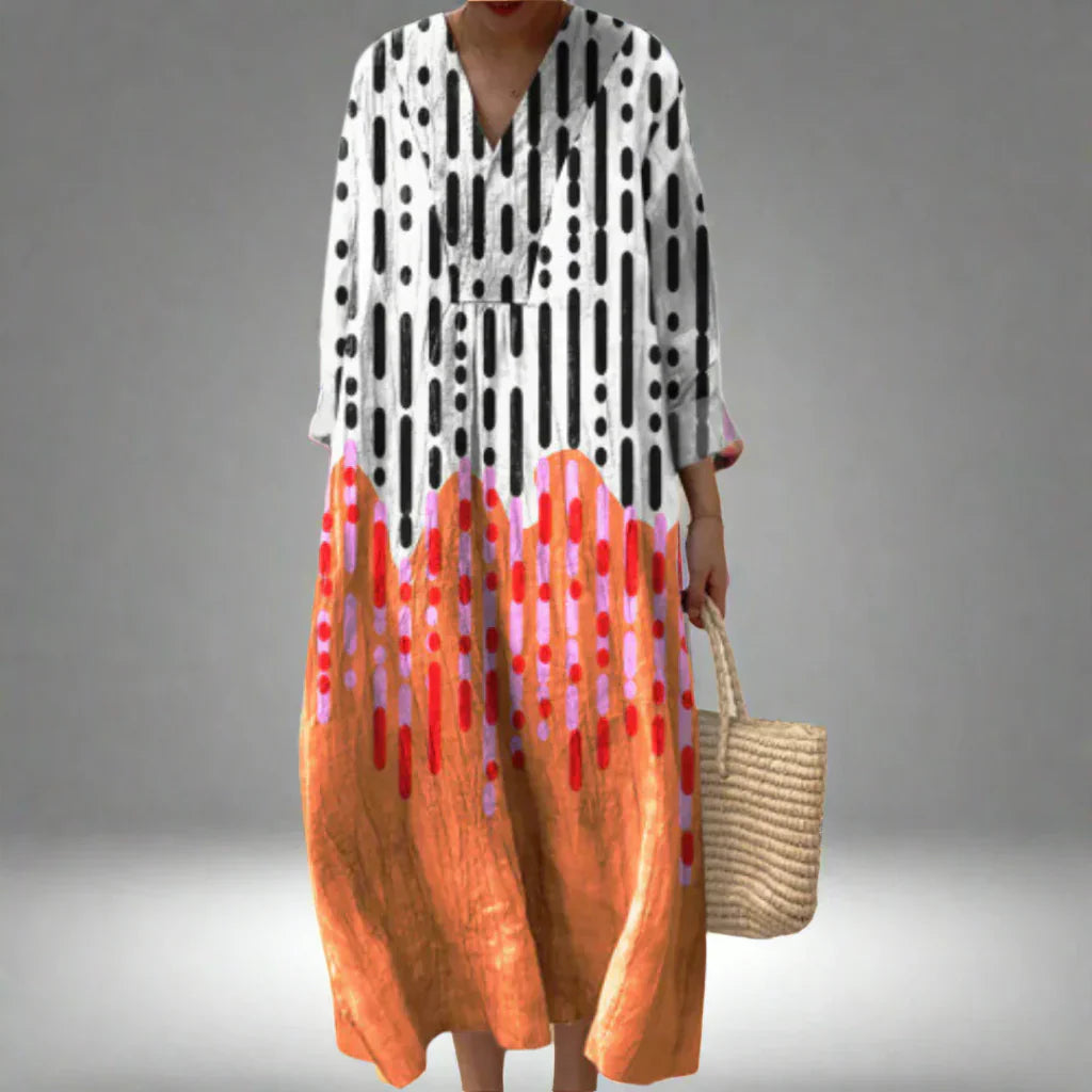Lila Geometric Tunic Dress 1