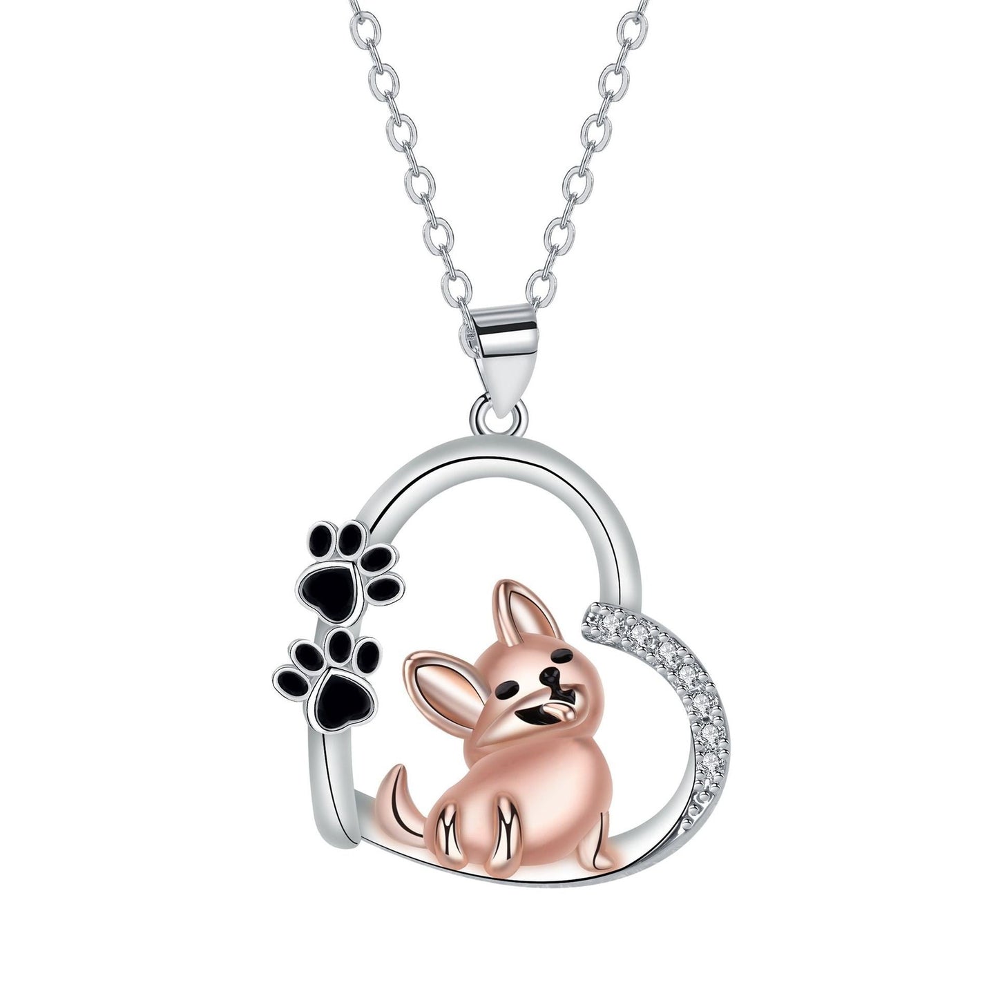 Lila Heart Pendant Necklace 2