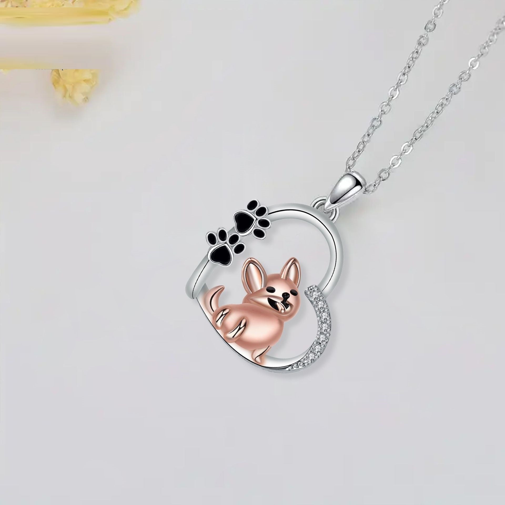 Lila Heart Pendant Necklace 3