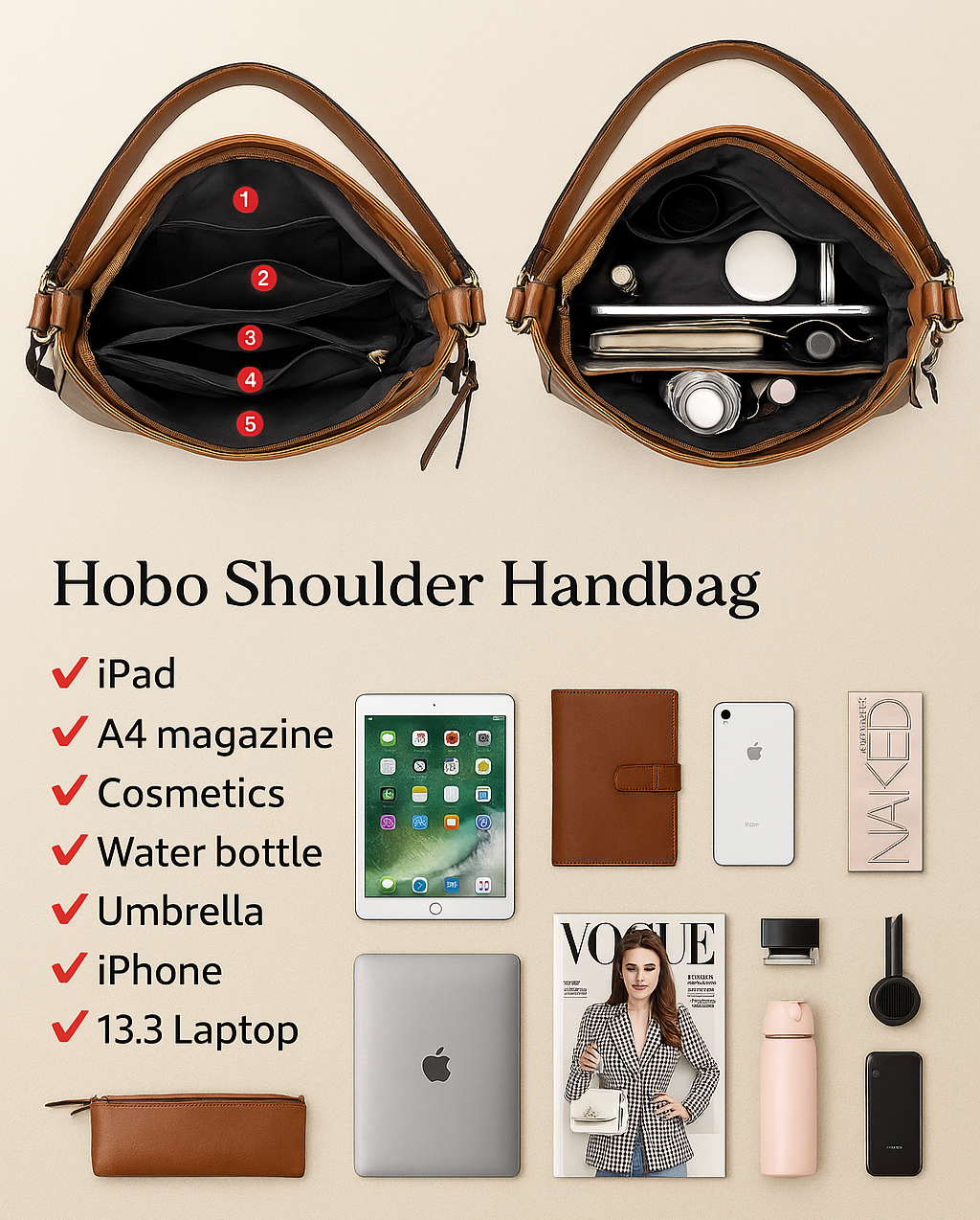 Lila Hobo Handbag 7