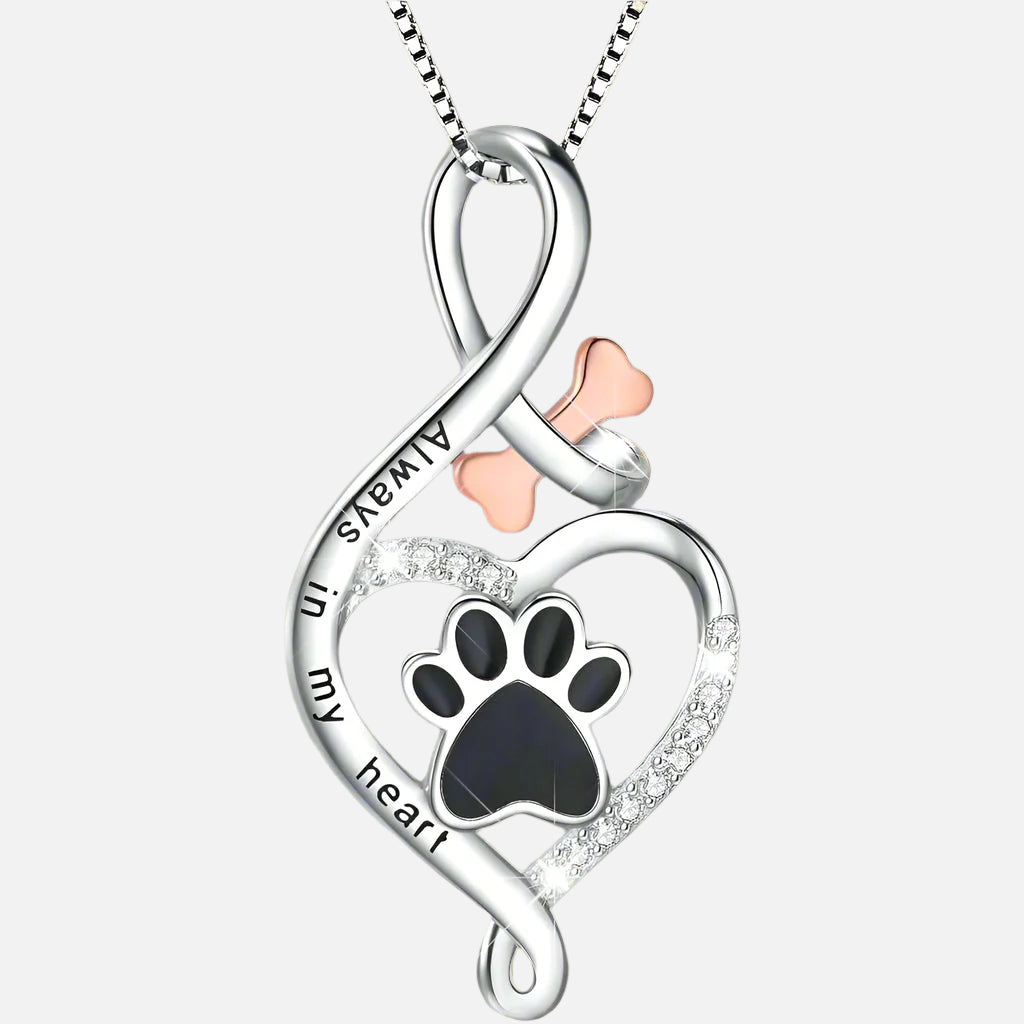 Lila Infinity Paw Necklace 3