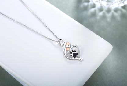 Lila Infinity Paw Necklace 6