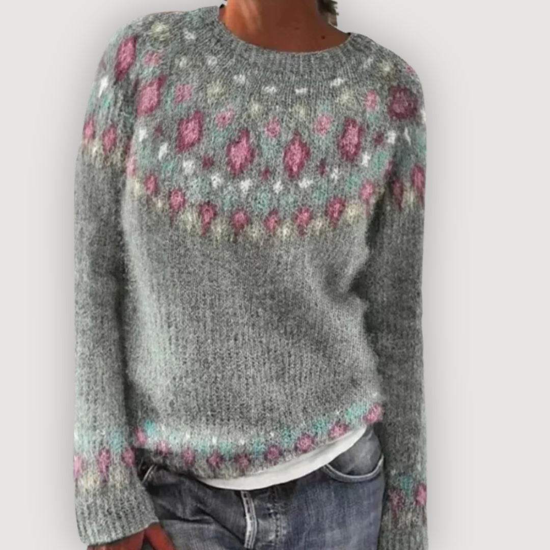 Lila Whimsical Sheep Sweater 1