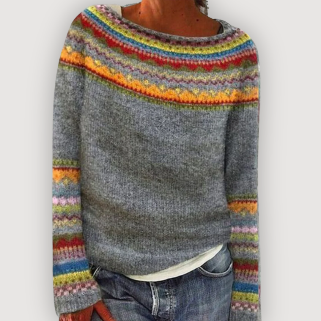 Lila Whimsical Sheep Sweater 2