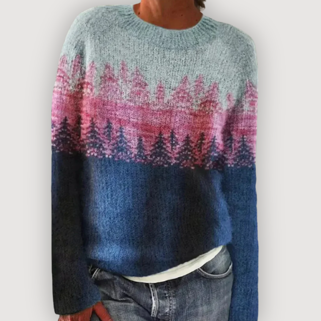 Lila Whimsical Sheep Sweater 5