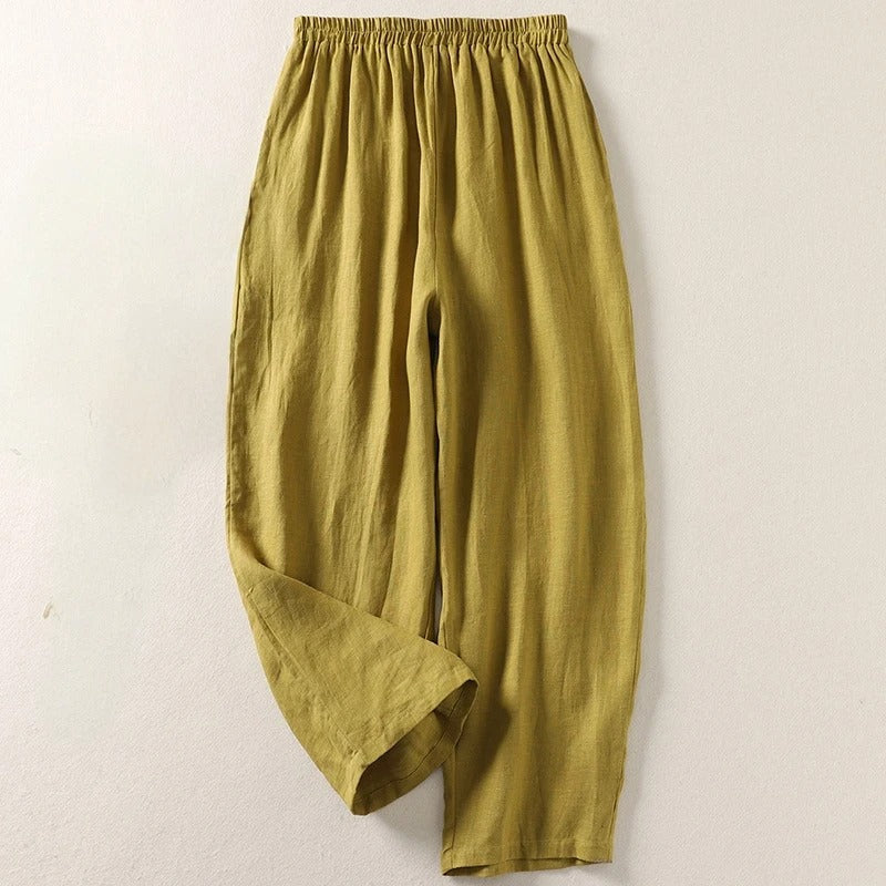 Lina Lightweight Linen Trousers 3