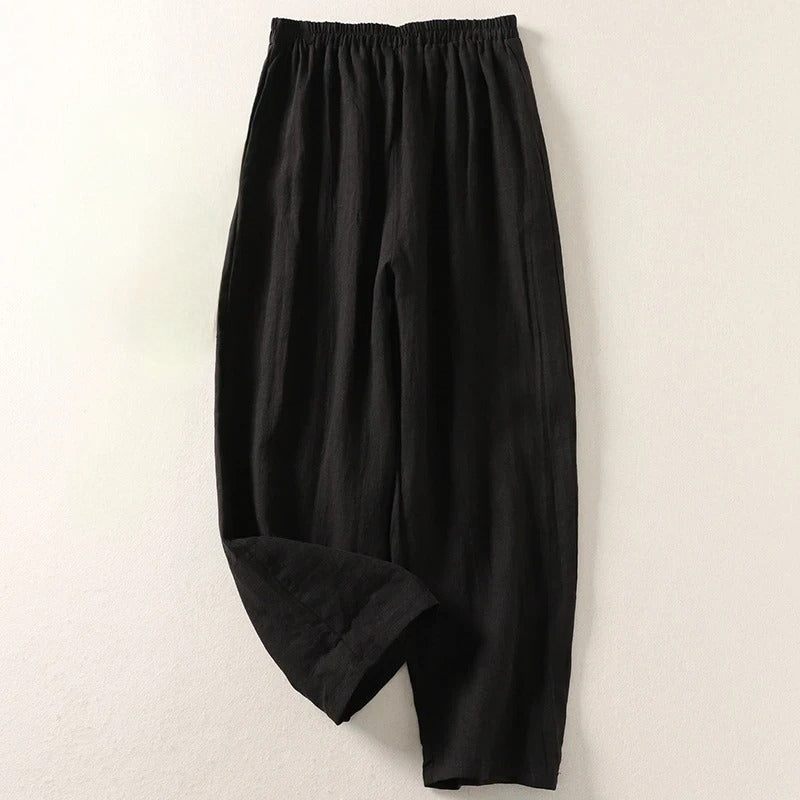 Lina Lightweight Linen Trousers 4