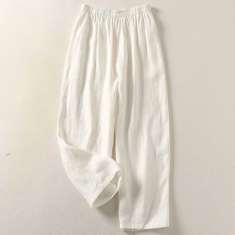 Lina Lightweight Linen Trousers 6