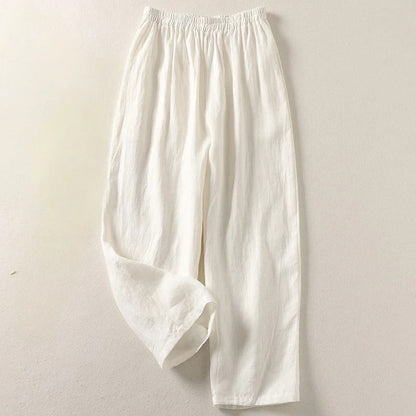 Lina Lightweight Linen Trousers 6