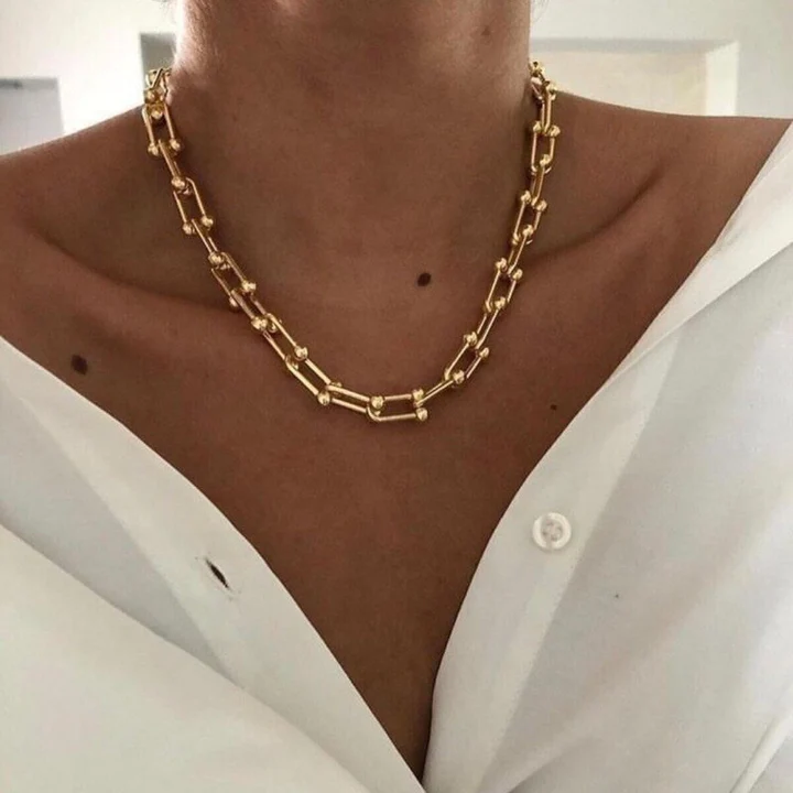 Livia Golden Chain Necklace 0