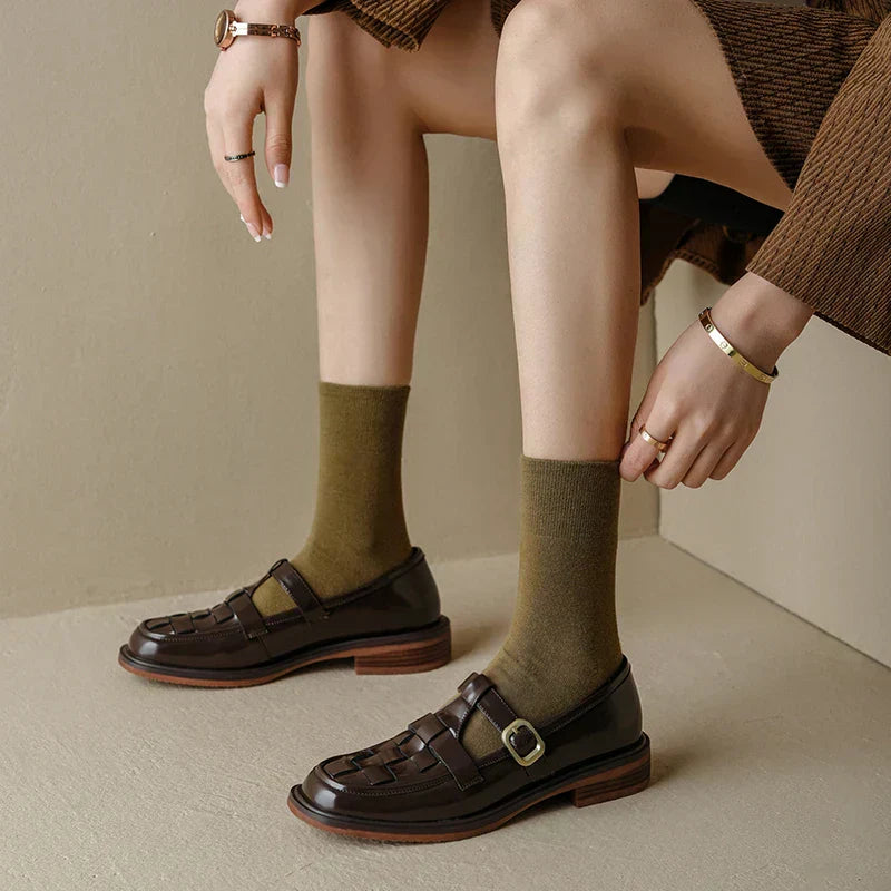 Livia Retro Flat Shoes 2