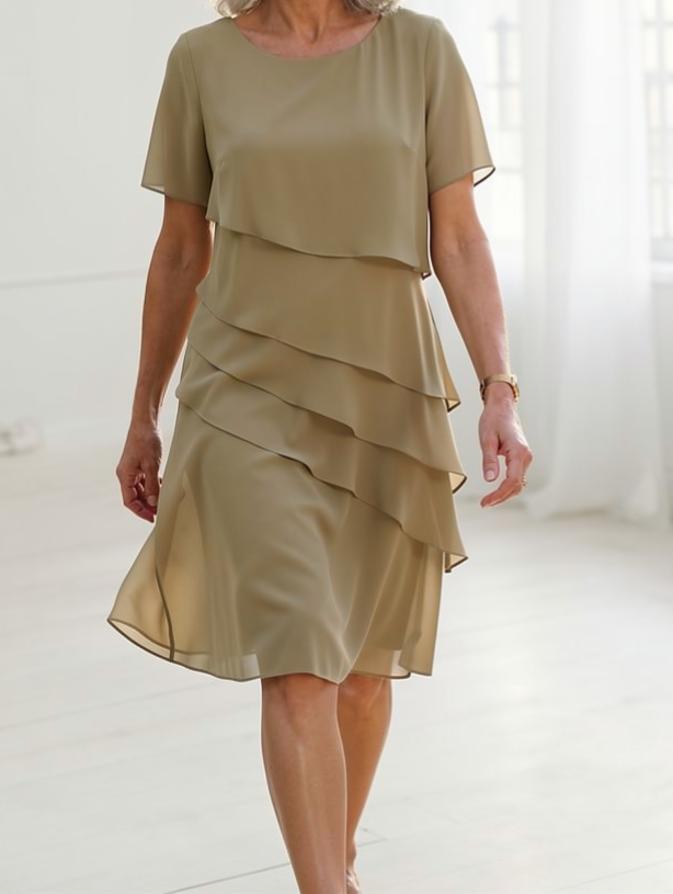 Livia Ruffle Layered Dress 4