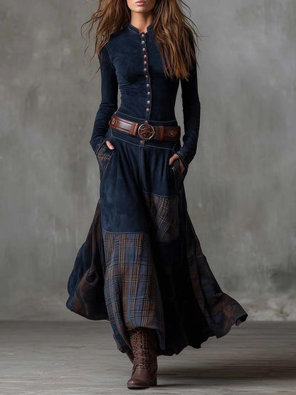 Livia Vintage Maxi Dress 0