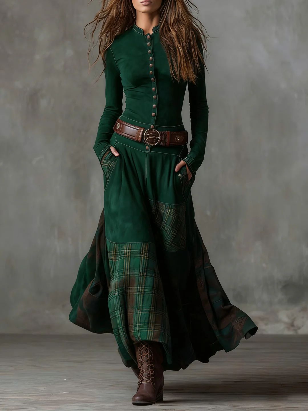 Livia Vintage Maxi Dress 2