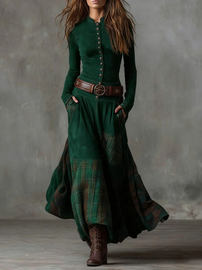 Livia Vintage Maxi Dress 2