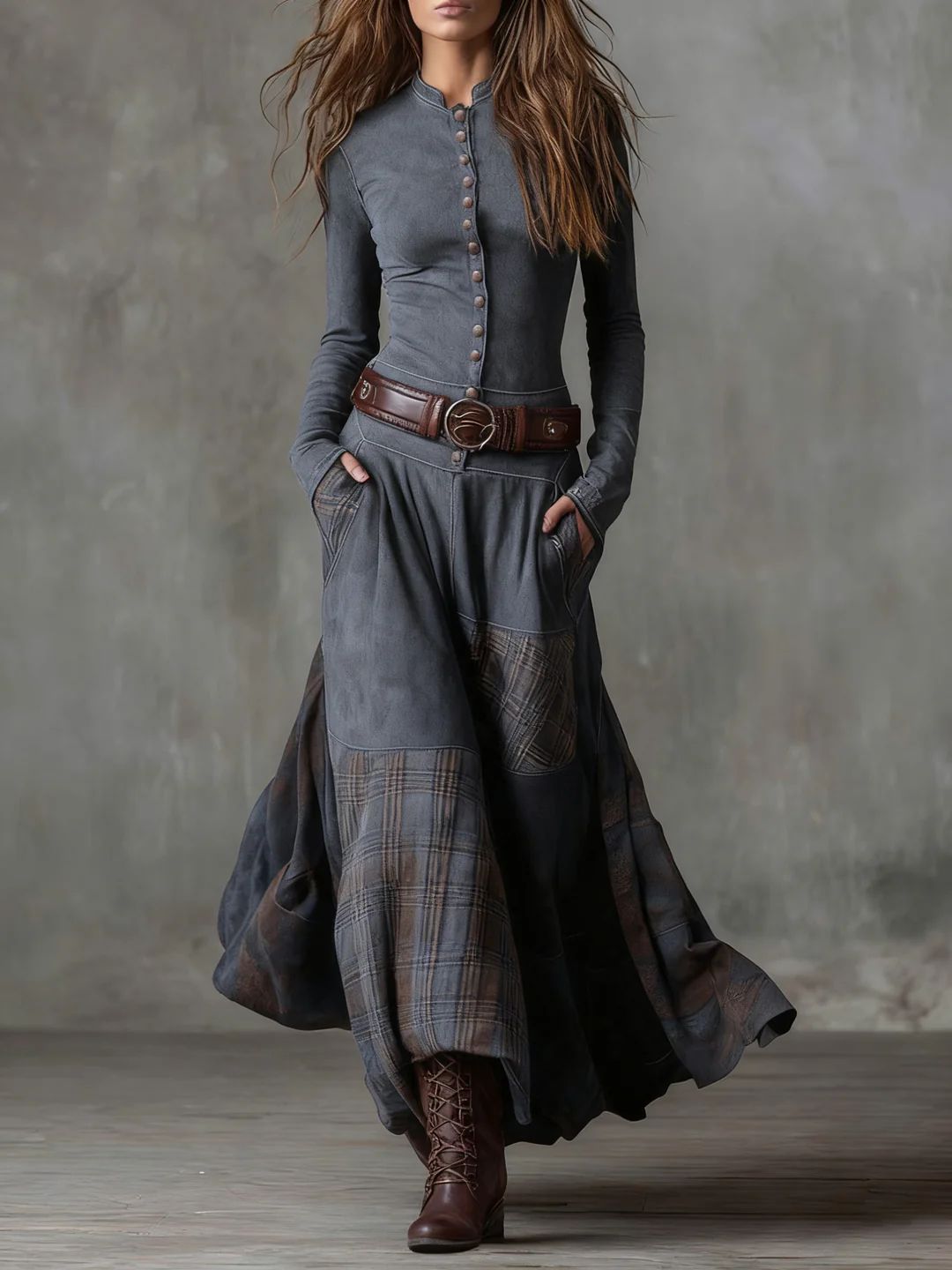 Livia Vintage Maxi Dress 3