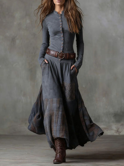 Livia Vintage Maxi Dress 3