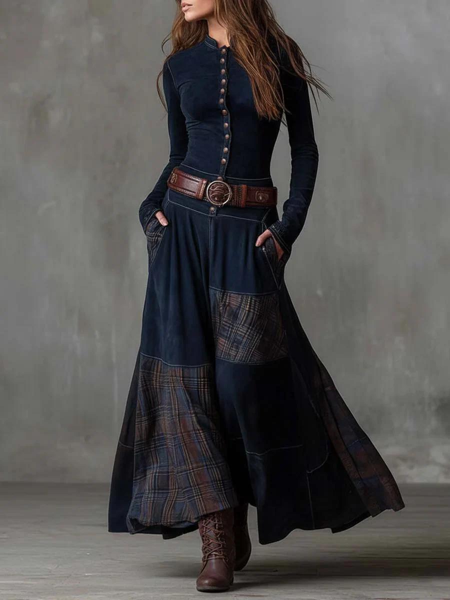 Livia Vintage Maxi Dress 4