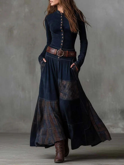 Livia Vintage Maxi Dress 4