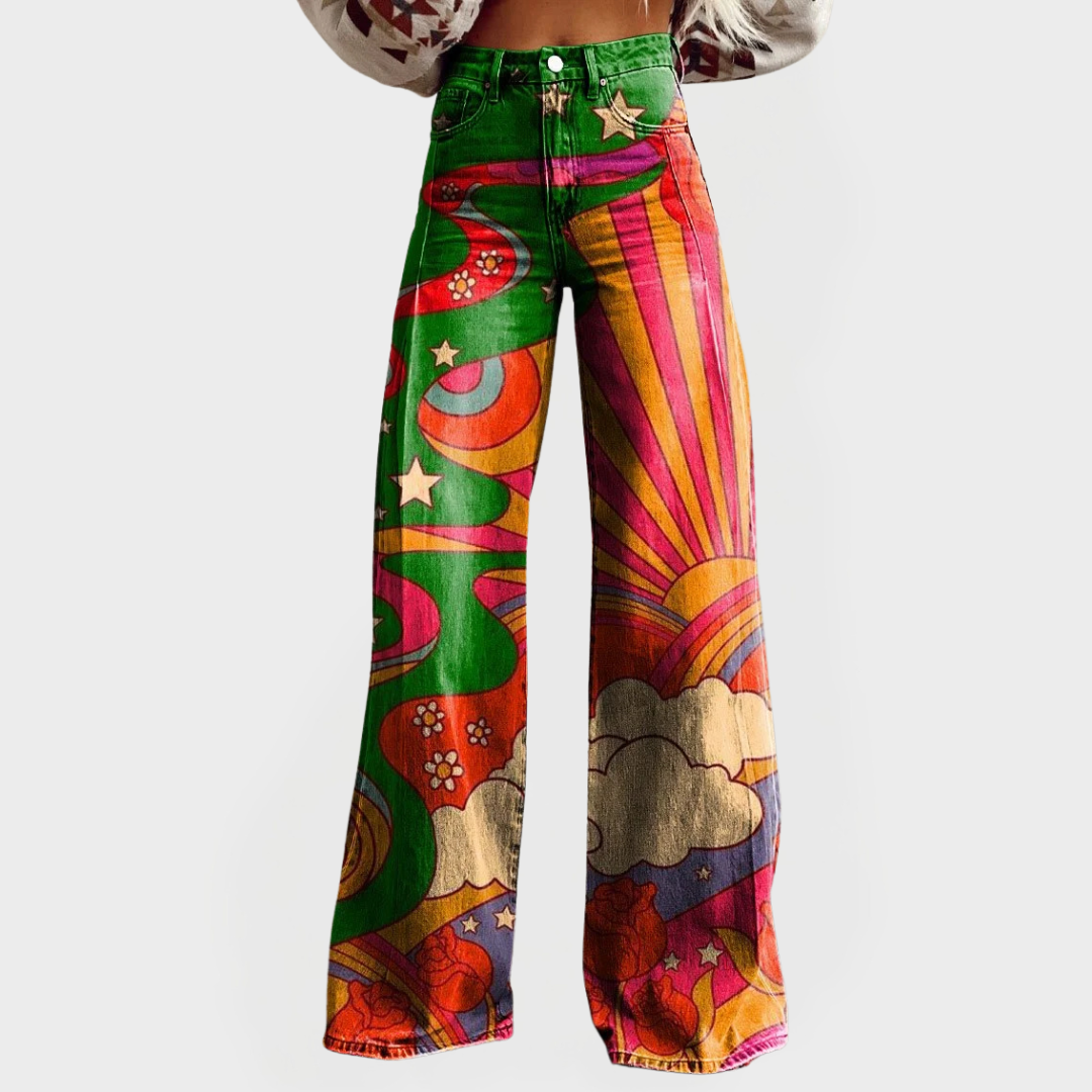 Livia Wide Leg Jeans 0