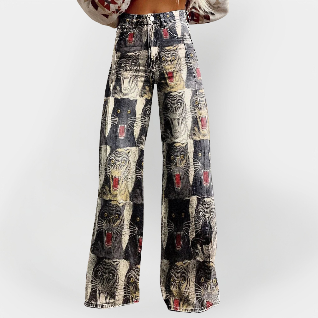 Livia Wide Leg Trousers 0