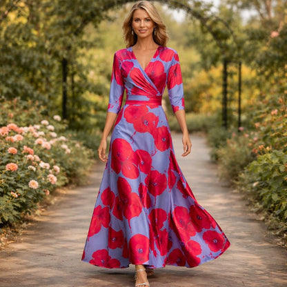 Livia Wrap Maxi Dress 1