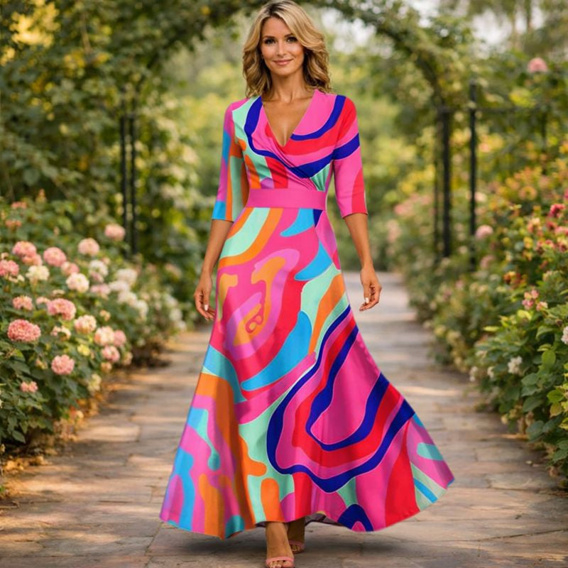 Livia Wrap Maxi Dress 3
