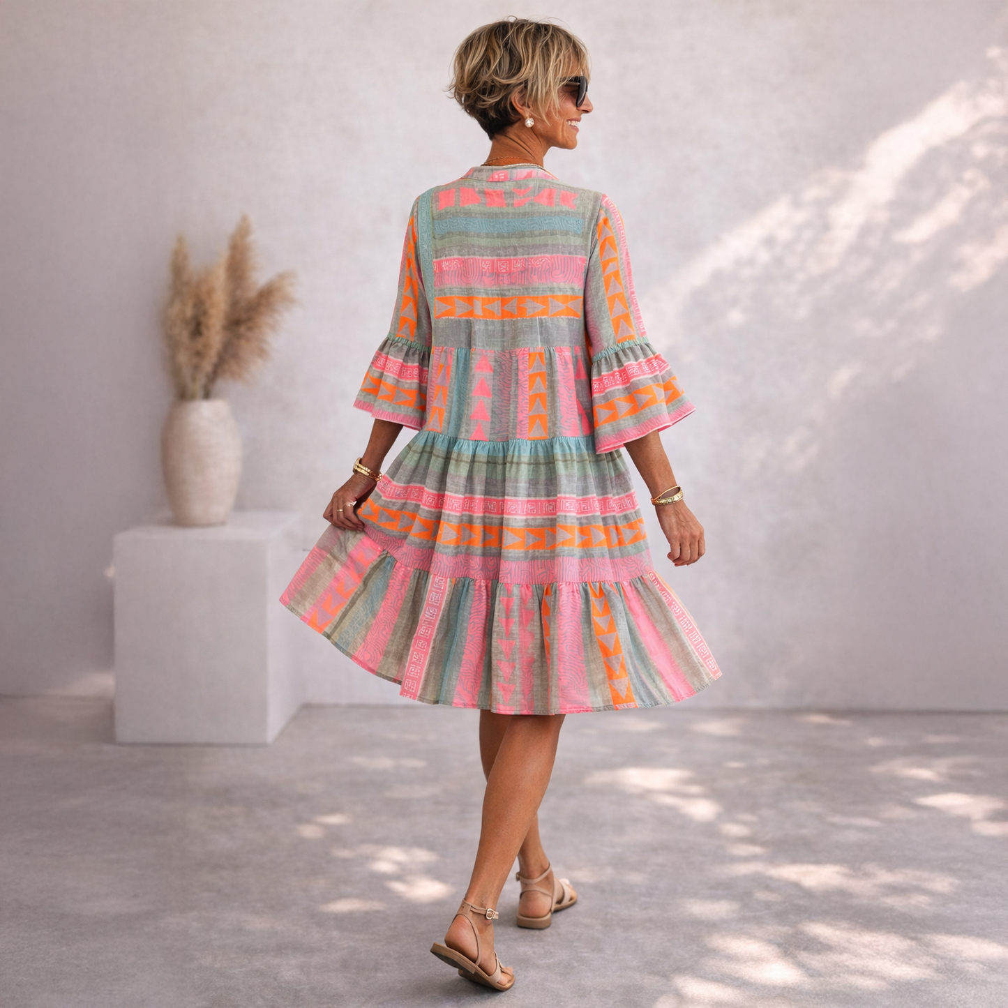 Zara - Flowy Midi Dress