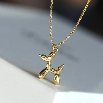 Luna Balloon Dog Pendant Necklace 1