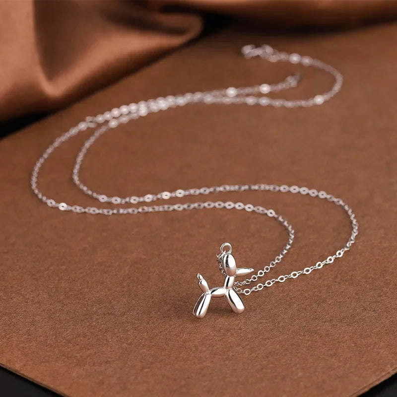 Luna Balloon Dog Pendant Necklace 2