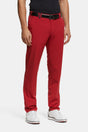 Men's straight-leg golf chino trousers with belt loops and slant pockets