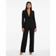 Women's tailored blazer and wide leg trousers suit