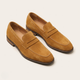 Men's moc toe dress loafers with penny strap