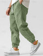 Men's Linen Trousers – Relaxed Casual Summer Pants with Side Pockets 3