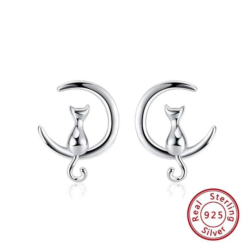 Mira Cat Stud Earrings 4